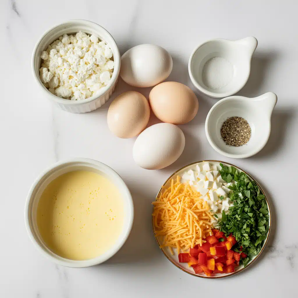 baked cottage cheese eggs ingredients