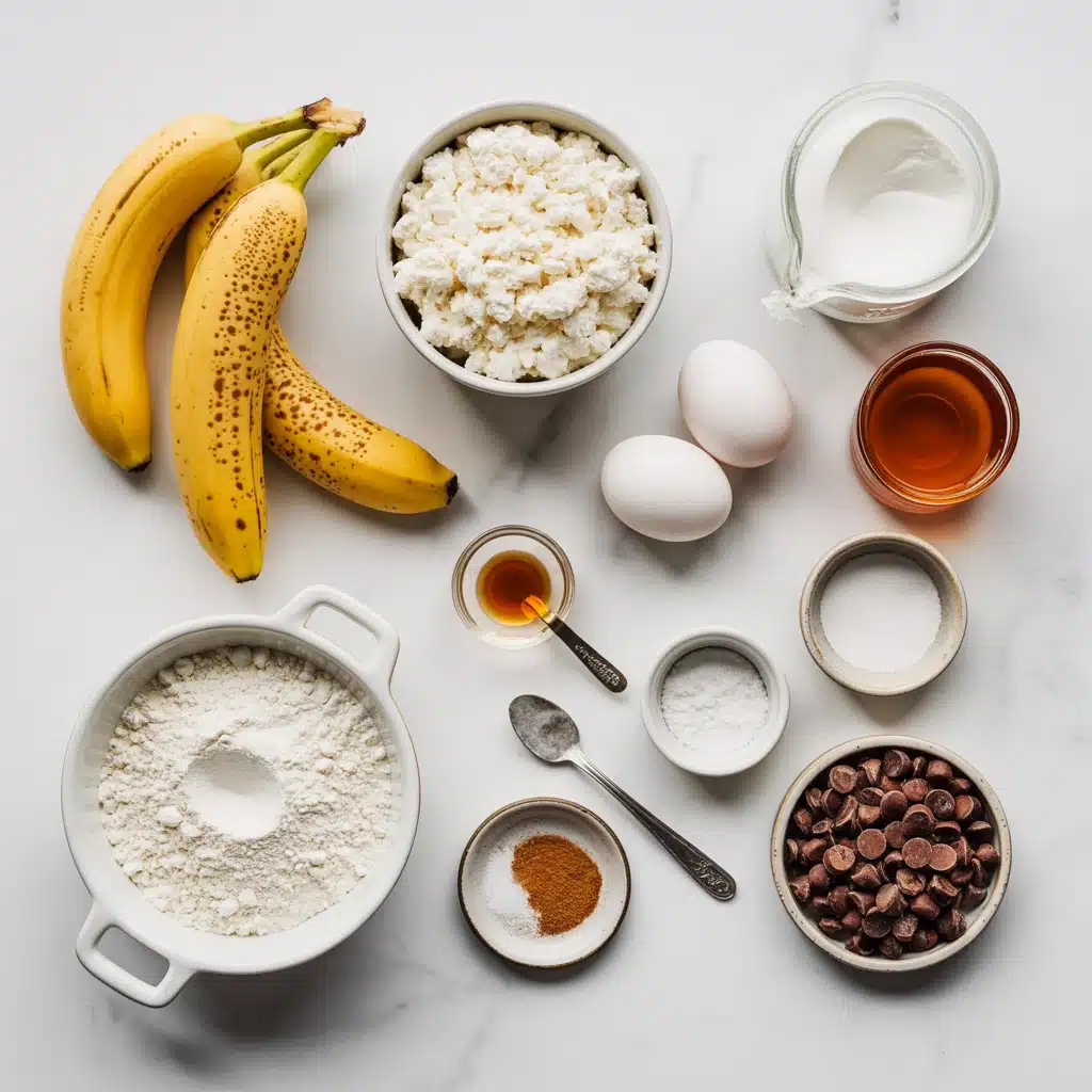 cottage cheese banana bread core ingredients