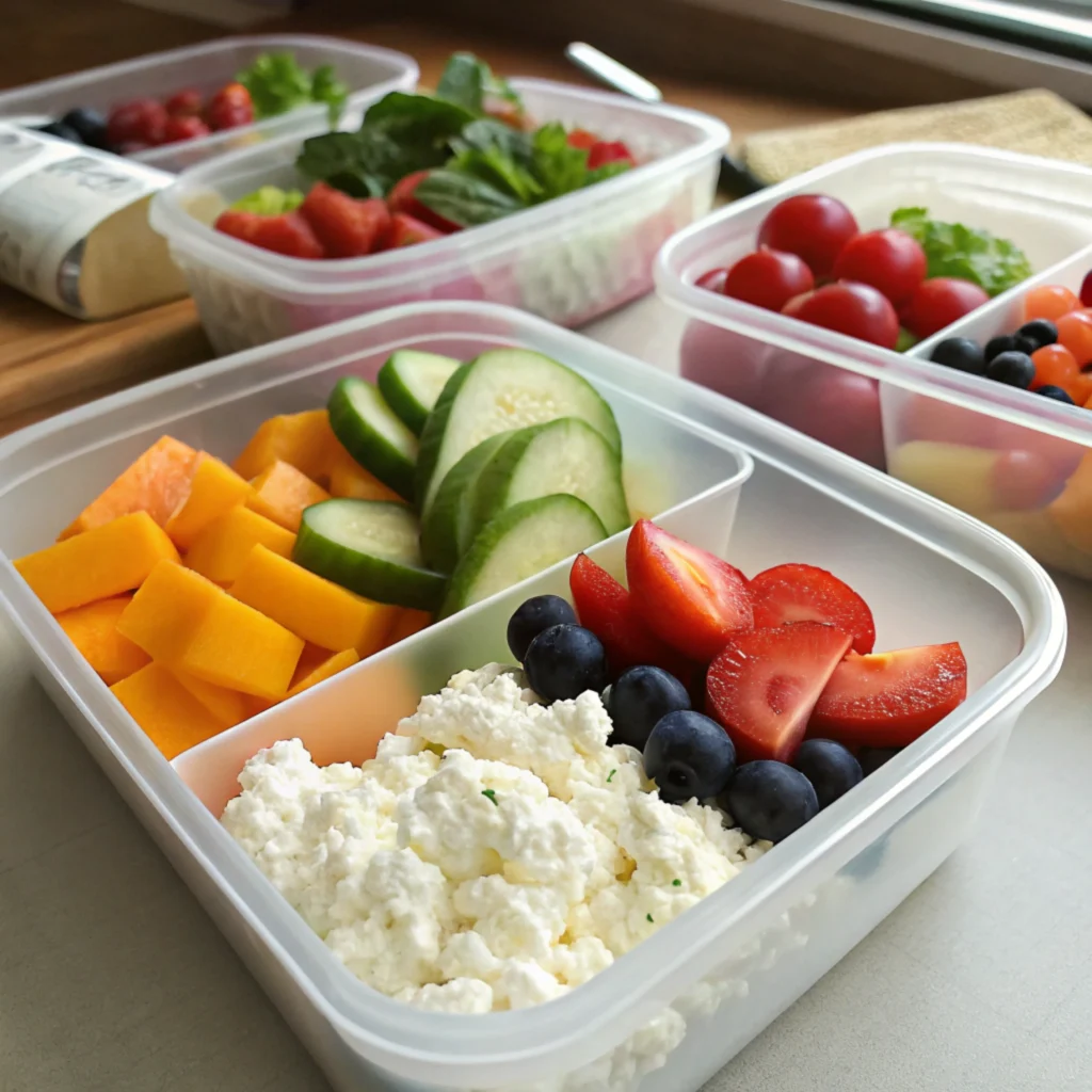 low fat cottage cheese calories meal prep