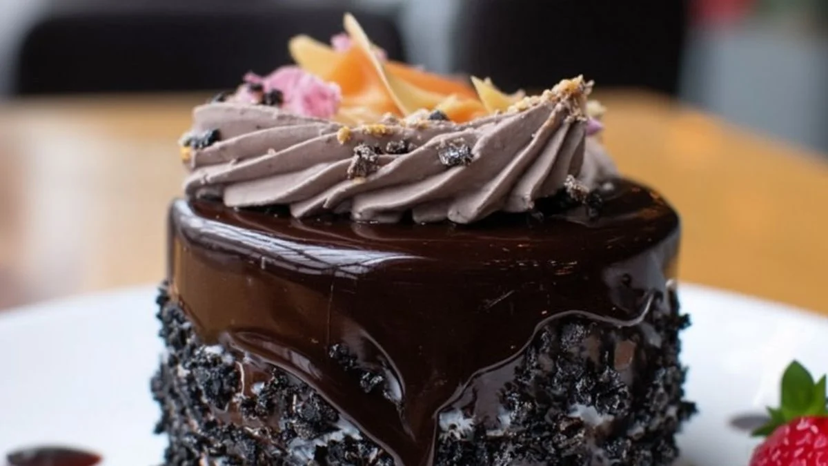 Chocolate Drip Dream 2 Rich Chocolate Drip Dream cake with glossy ganache drips and fresh raspberries