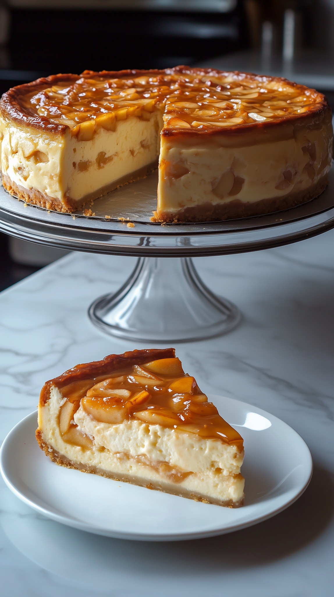 oussamajouhri Caramel Apple Cheesecake A split image dessert 9dd9c61a c1c1 4171 b46e d3b76fd37358