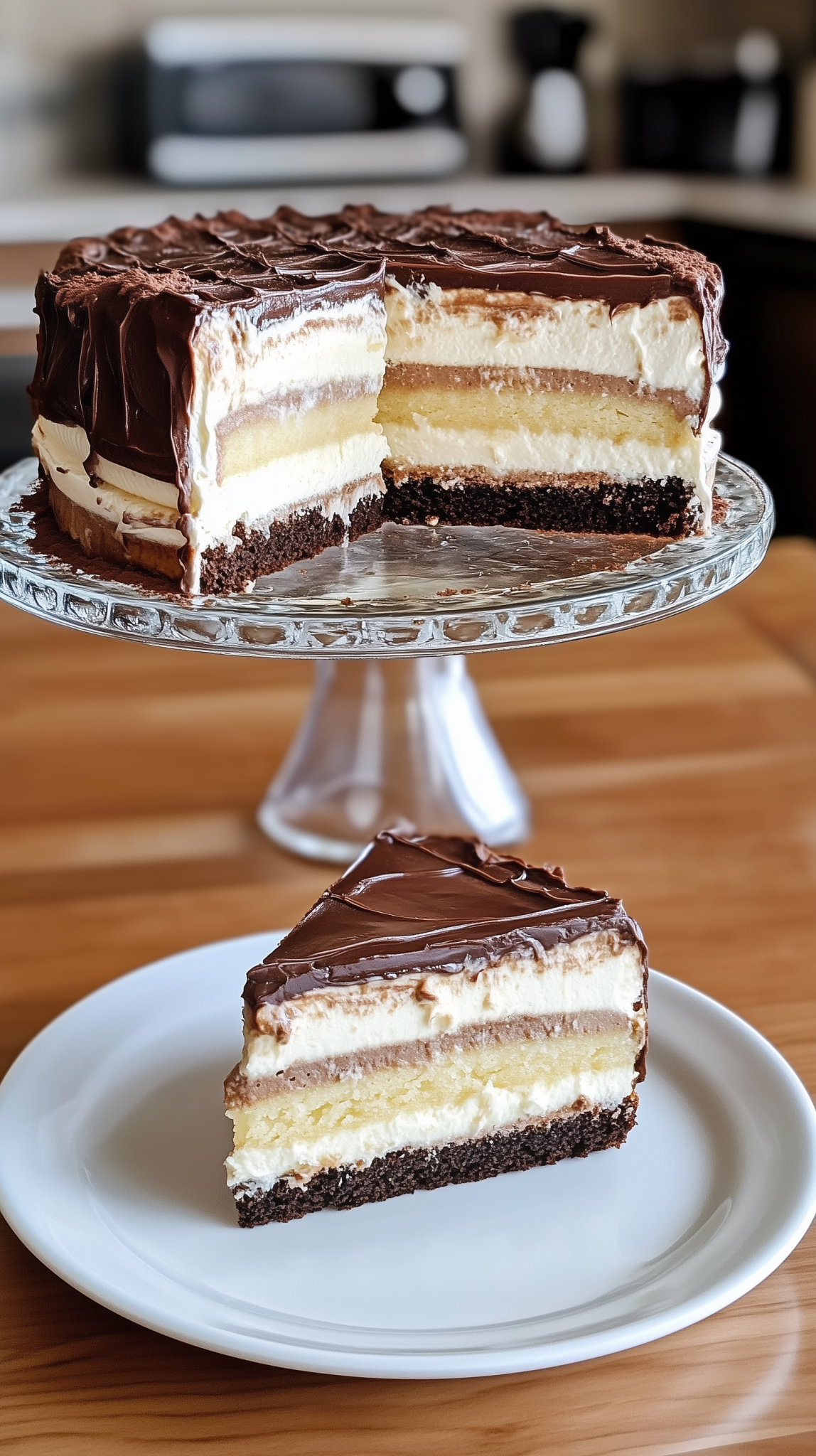 oussamajouhri Chocolate Eclair Layered Cake A split image des 0a7d8e49 8808 4eca 9ef2 9d14c9c66e5d