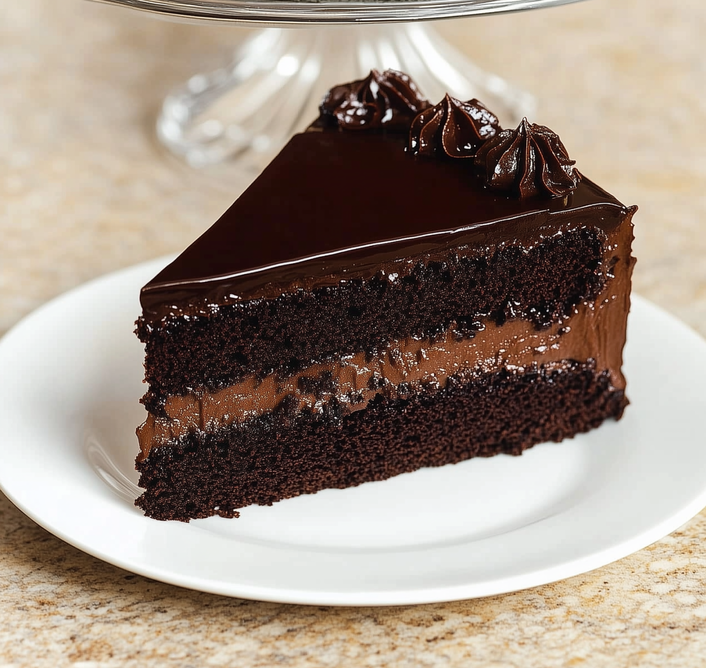2 Ultimate Chocolate Fudge Layer Cake