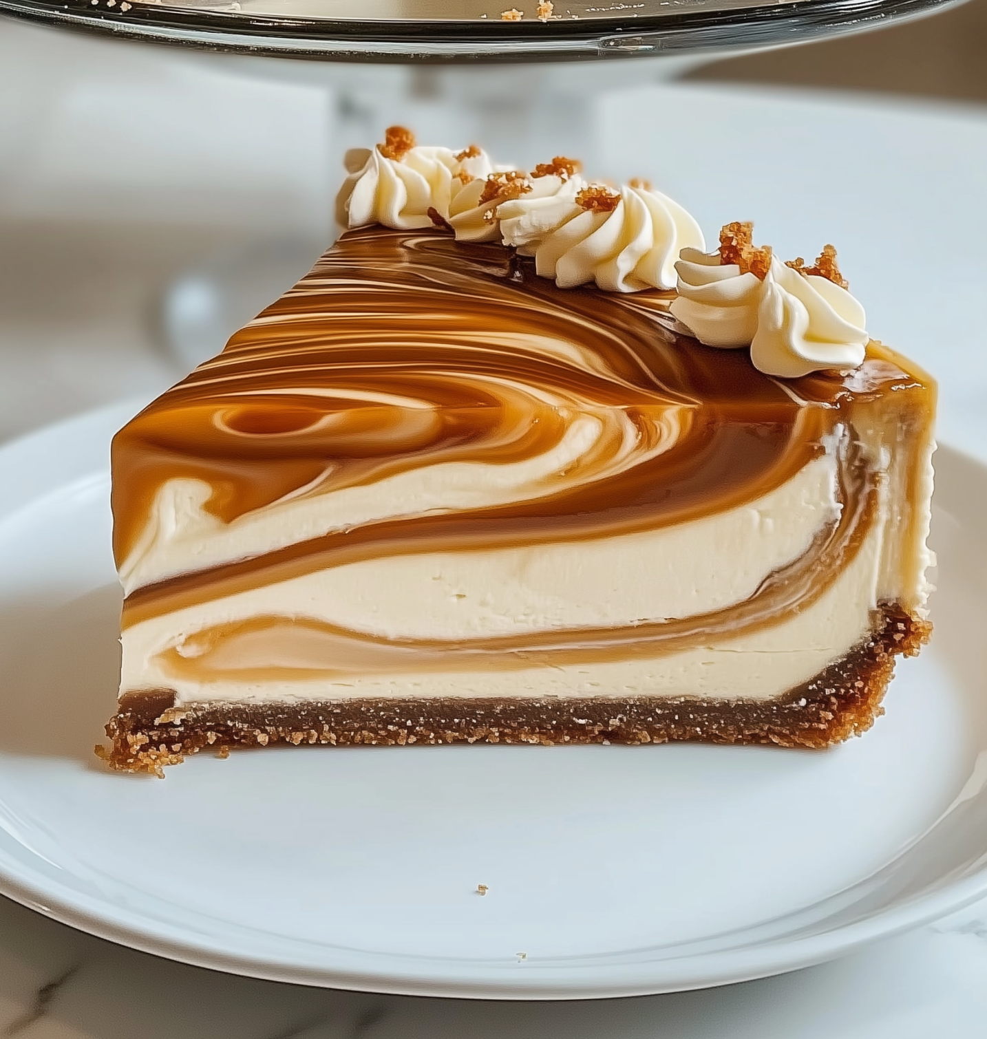 oussamajouhri Irresistible Caramel Swirl Cheesecake A split i f5386885 6b3d 403c b514 c5e20f275bd7 scaled e1770390042674