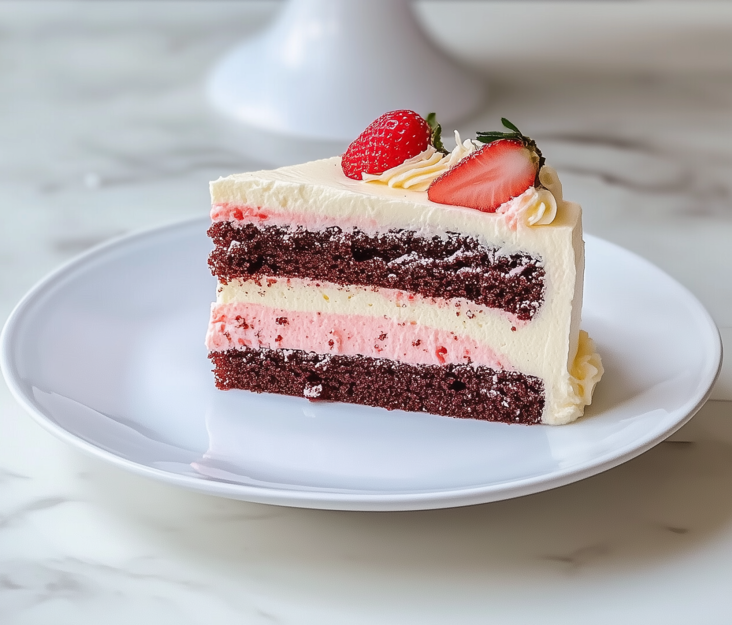 Strawberry Chocolate Dream Cake