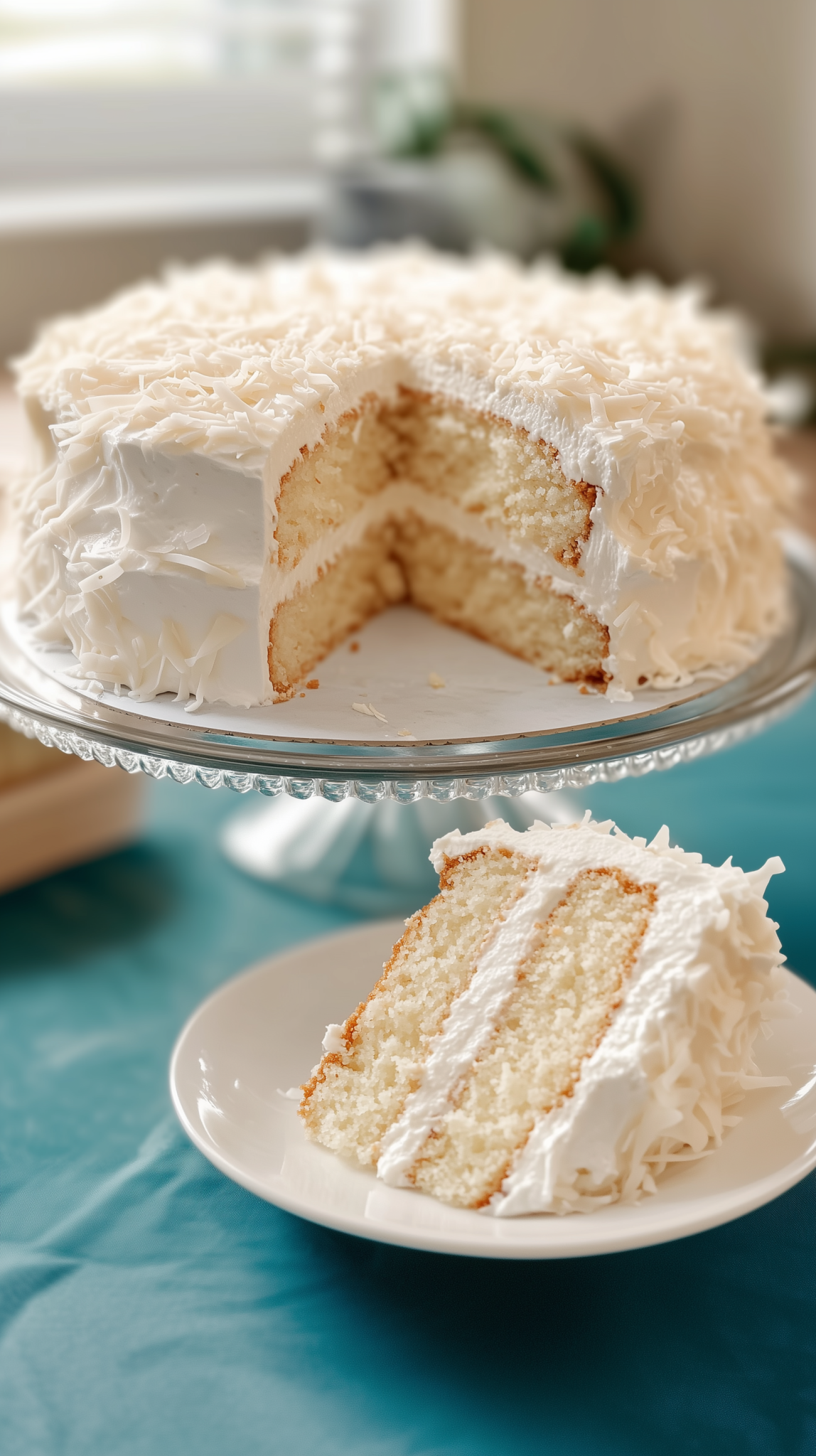 oussamajouhri White Chocolate Coconut Cake A split image dess 587e1009 9e43 4846 b643 d7a2e9edf0be