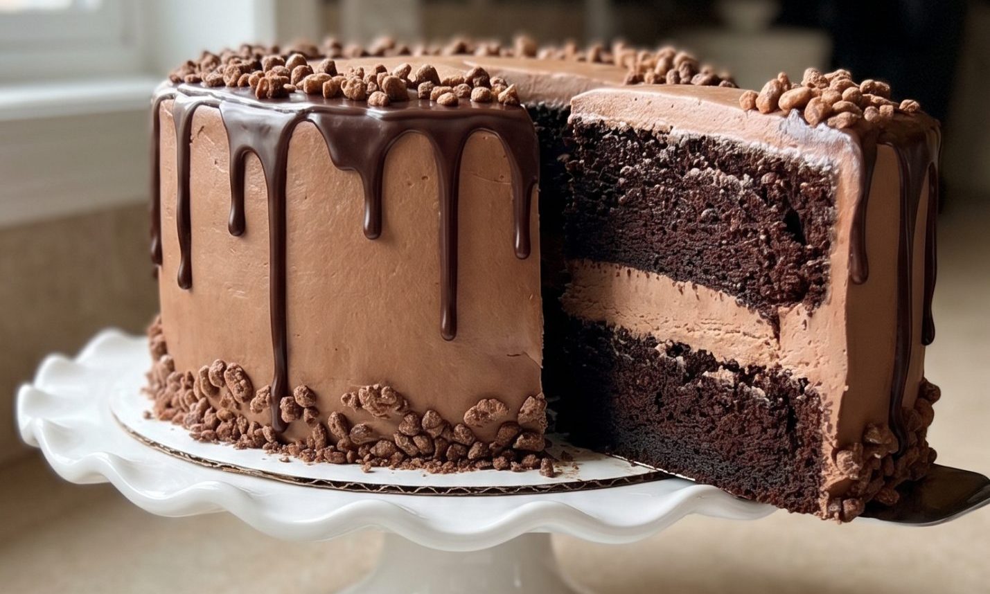 3 French Silk Chocolate Cake
