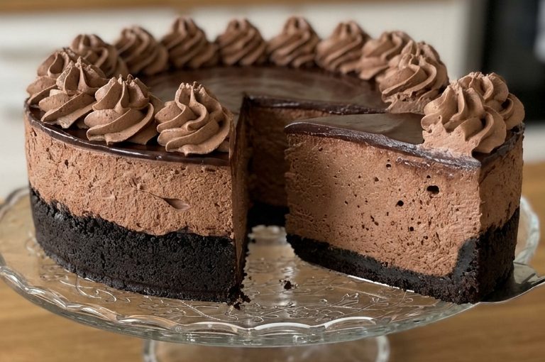 Chocolate Mousse Cheesecake
