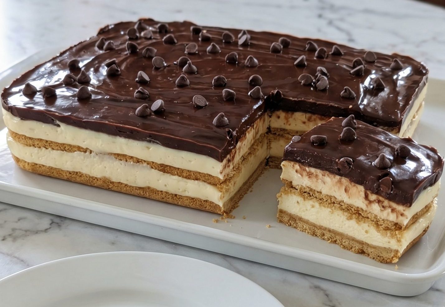 2 No Bake Boston Cream Dessert