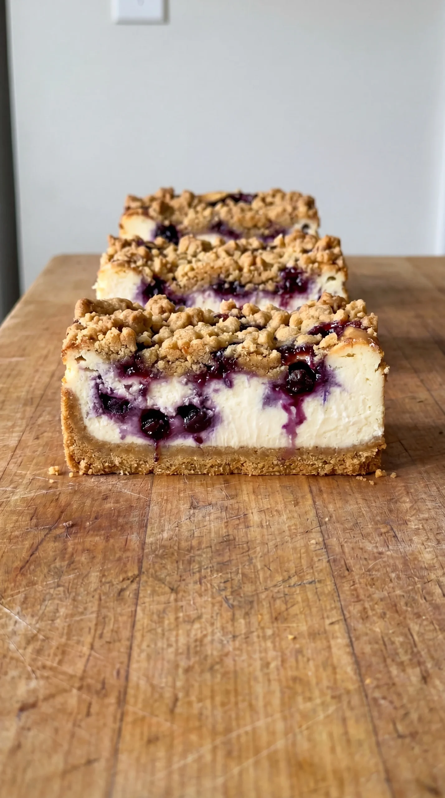 Blueberry Crumble Cheesecake Bars 3 unnamed file 3 scaled