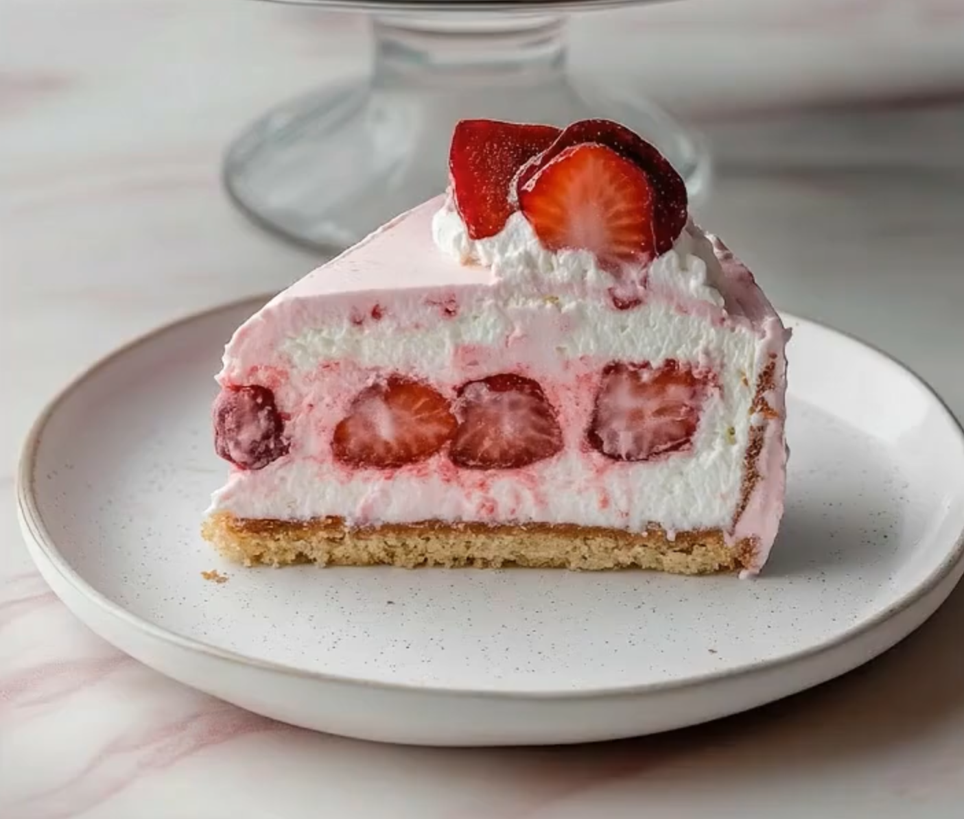 1 Strawberry Cloud Cheesecake
