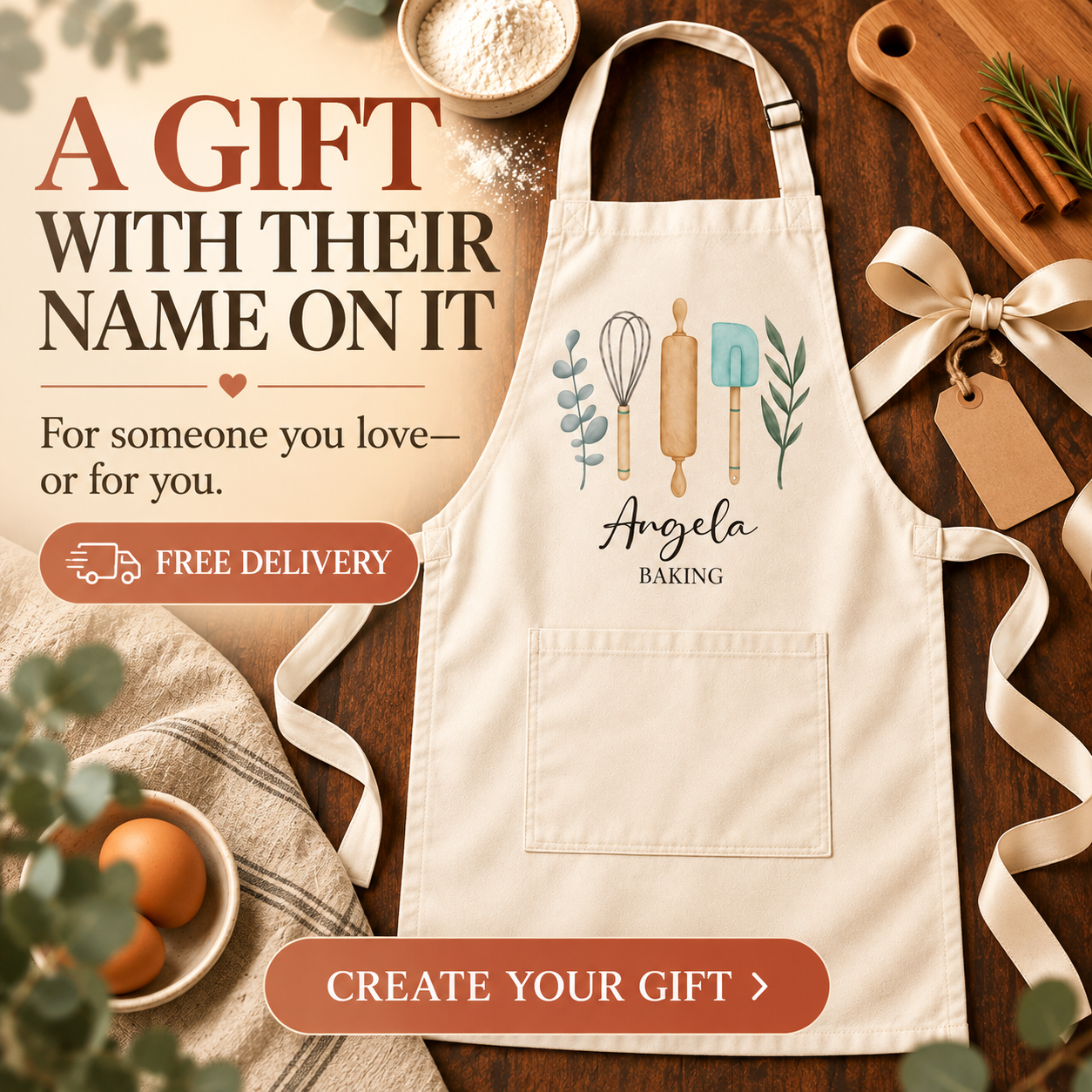 Tablier personnalise cadeau parfait